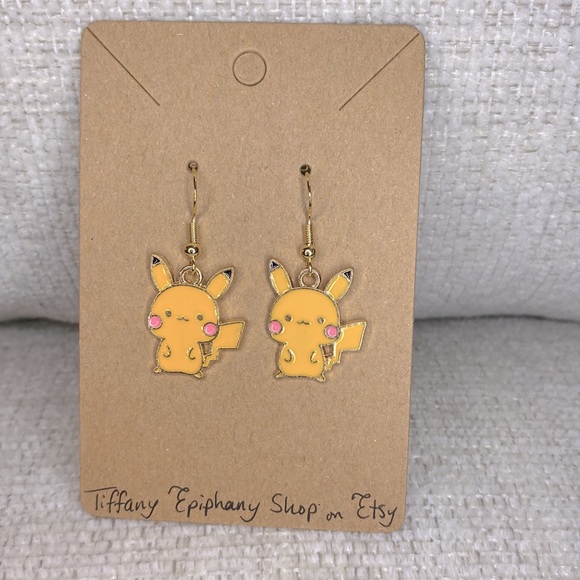 Tiffany Epiphany Jewelry - Pokémon Inspired Pikachu Earrings NWOT